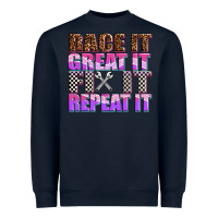 Navy race ıt great ıt fıx ıt repeat ıt Heavyweight Sweatshirt - AdoDesignShop