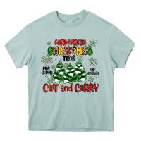 Arona farm fresh christmas trees Heavy Core Tee - MaliasSmallBusiness