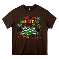 Chocolate Brown farm fresh christmas trees Heavy Core Tee - MaliasSmallBusiness