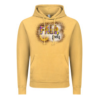 Vintage Mustard fall feels Vintage Hoodie - CowhideDigitalArt