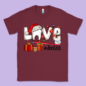 Christmas Love  Dentist Classic Tee Designed By Adodesignshop