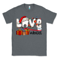 Charcoal Heather Christmas love  dentist Classic Tee - AdoDesignShop