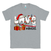Heather Grey Christmas love  dentist Classic Tee - AdoDesignShop