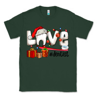 Sports Green Christmas love  dentist Classic Tee - AdoDesignShop