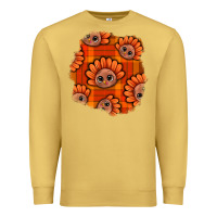 Antique Gold Thanksgiving Turkey With Tartan Patch Premium Sweatshirt - BundleAndBundleShop