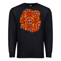 Black Thanksgiving Turkey With Tartan Patch Premium Sweatshirt - BundleAndBundleShop