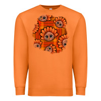 Carrot Thanksgiving Turkey With Tartan Patch Premium Sweatshirt - BundleAndBundleShop