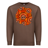 Chestnut Thanksgiving Turkey With Tartan Patch Premium Sweatshirt - BundleAndBundleShop