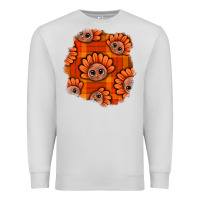 Dove Grey Thanksgiving Turkey With Tartan Patch Premium Sweatshirt - BundleAndBundleShop
