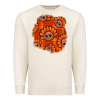 Sandshell Thanksgiving Turkey With Tartan Patch Premium Sweatshirt - BundleAndBundleShop