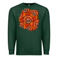 Sports Green Thanksgiving Turkey With Tartan Patch Premium Sweatshirt - BundleAndBundleShop