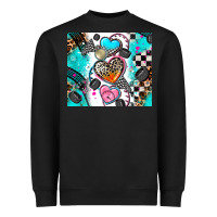 Black race heart Heavyweight Sweatshirt - AdoDesignShop