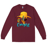 Burgundy cowgirl western Long Sleeve Tee - AdoDesignShop