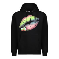 Black Pastel Color Easter Lips Premium Hoodie - Bettercallsaul