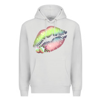 Dove Grey Pastel Color Easter Lips Premium Hoodie - Bettercallsaul