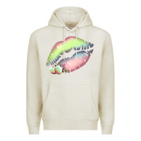 Oatmeal Heather Pastel Color Easter Lips Premium Hoodie - Bettercallsaul