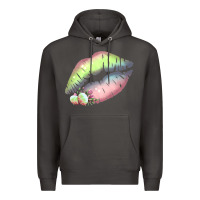 Smoke Pastel Color Easter Lips Premium Hoodie - Bettercallsaul