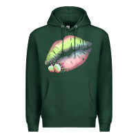 Sports Green Pastel Color Easter Lips Premium Hoodie - Bettercallsaul