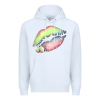 White Pastel Color Easter Lips Premium Hoodie - Bettercallsaul