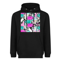 Nail Polish With Cowhide And Plaid Seamless Pattern Bbs Heavyweight Hoodie | Teevron