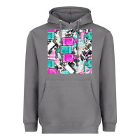 Storm nail polish with cowhide and plaid seamless pattern bbs Heavyweight Hoodie - BundleAndBundleShop