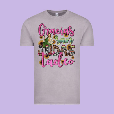 Gracias San Judas Tadeo Vintage Tee Designed By Jahusdesignshop