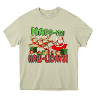 Mossy happ yee haw lidays Heavy Core Tee - MaliasSmallBusiness