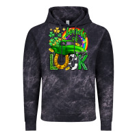 Cloud Black Loads of luck truck st. patricks day Vintage Hoodie - Neo Western