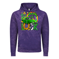 Cloud Purple Loads of luck truck st. patricks day Vintage Hoodie - Neo Western