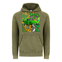 Vintage Olive Loads of luck truck st. patricks day Vintage Hoodie - Neo Western