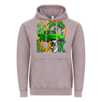 Vintage Zinc Loads of luck truck st. patricks day Vintage Hoodie - Neo Western