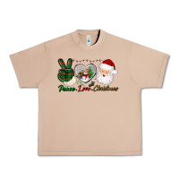 Burro peace love christmas Urban Heavy Tee - BundleAndBundleShop