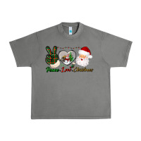 Tornado peace love christmas Urban Heavy Tee - BundleAndBundleShop