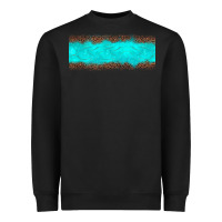 Black turquoise leopard Heavyweight Sweatshirt - JahusDesignShop