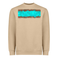 Mushroom turquoise leopard Heavyweight Sweatshirt - JahusDesignShop