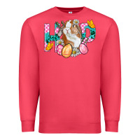 Cardinal Hop Bunny Easter Premium Sweatshirt - BundleAndBundleShop