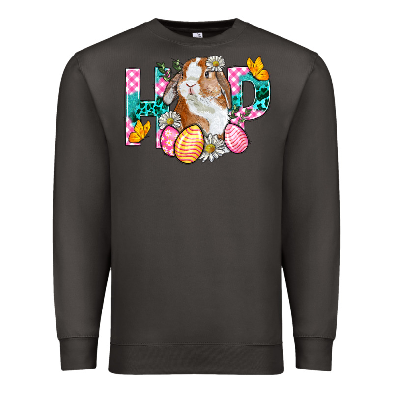 Hop Bunny Easter Premium Sweatshirt by BundleAndBundleShop | Teevron