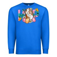 True Royal Hop Bunny Easter Premium Sweatshirt - BundleAndBundleShop