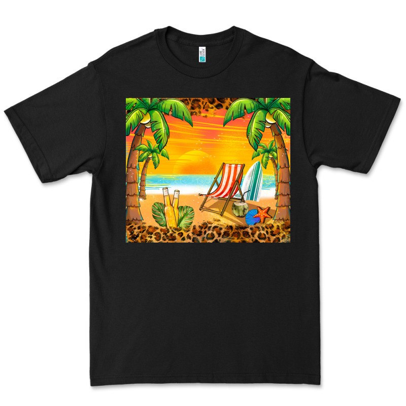 Sunset Beach Premium Tee by BarkalooDesign | Teevron