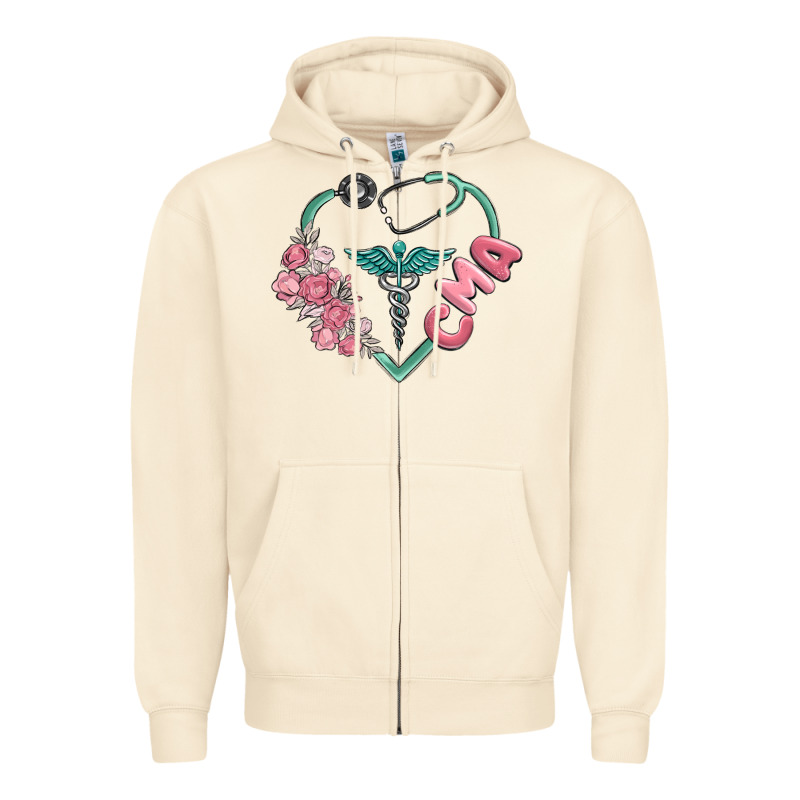 Cma  Heart Zipper Hoodie by MaliasSmallBusiness | Teevron