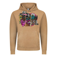 Vintage Camel cowgirl2 Vintage Hoodie - SublimationCraftShop