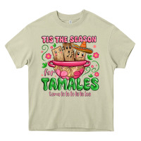 Mossy tis the season for tamales tama la la la Heavy Core Tee - MaliasSmallBusiness