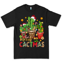 Black christmas cactus merry cactmas Premium Tee - Zillion Design Studio
