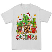 Dove Grey christmas cactus merry cactmas Premium Tee - Zillion Design Studio