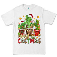 White christmas cactus merry cactmas Premium Tee - Zillion Design Studio
