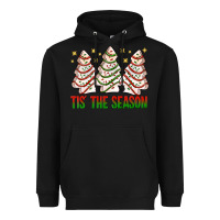 Black tis' the season with christmas cakes  bbs Heavyweight Hoodie - BundleAndBundleShop