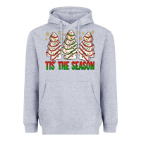 Heather Grey tis' the season with christmas cakes  bbs Heavyweight Hoodie - BundleAndBundleShop