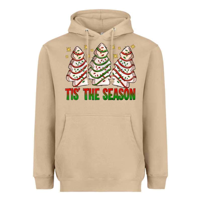Tis' The Season With Christmas Cakes  Bbs Heavyweight Hoodie by BundleAndBundleShop | Teevron