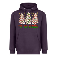 Plum tis' the season with christmas cakes  bbs Heavyweight Hoodie - BundleAndBundleShop