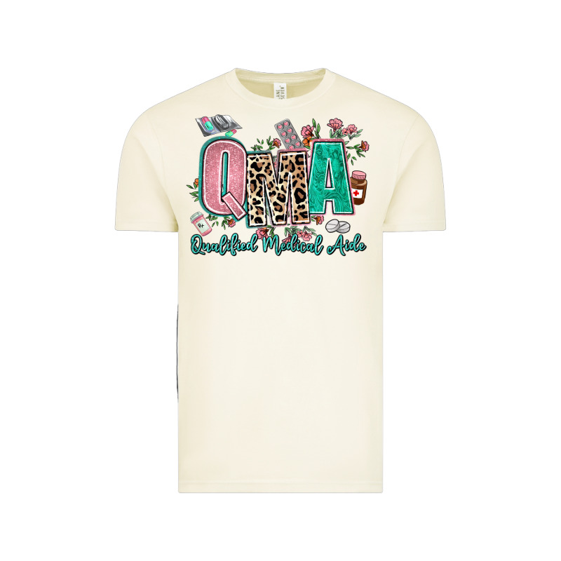 Qma Qualified Medical Aide Vintage Tee by AdoDesignShop | Teevron